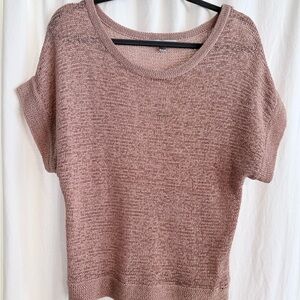 WD.NY Dusty Rose Pink Knit Top